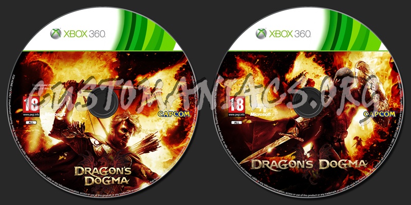 Dragon's Dogma dvd label