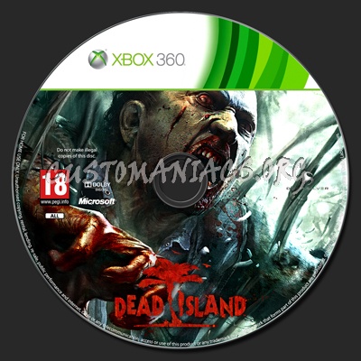 Dead Island dvd label