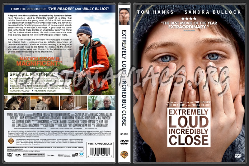 Extremely Loud And Incredibly Close Dvd Cover Dvd Covers And Labels By Customaniacs Id 158975 7178