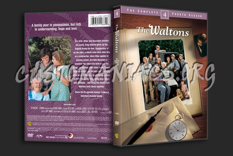 The Waltons Season 4 dvd cover