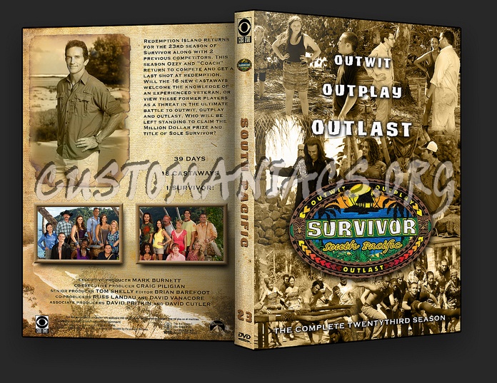 Survivor South Pacific - Season 23 dvd cover