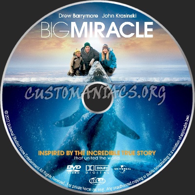 Big Miracle dvd label