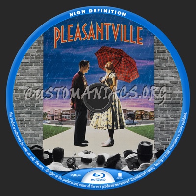 Pleasantville blu-ray label