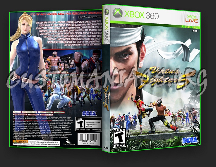 Virtua Fighter 5 dvd cover