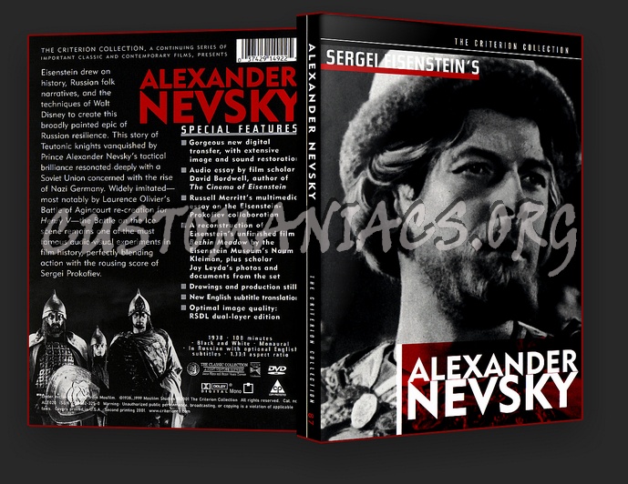 087 - Alexanda Nevsky dvd cover