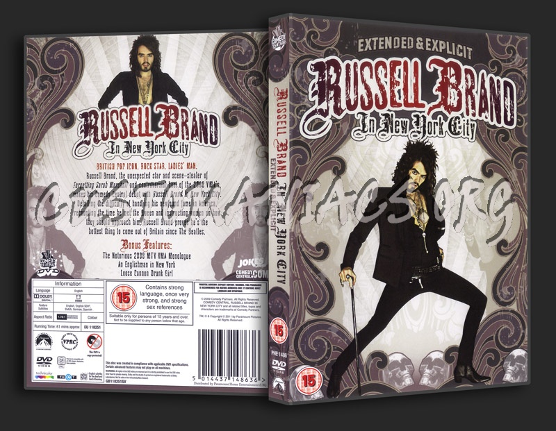 Russell Brand: In New York City dvd cover