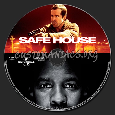 Safe House dvd label