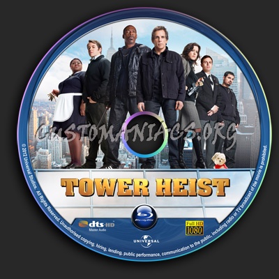 Tower Heist blu-ray label