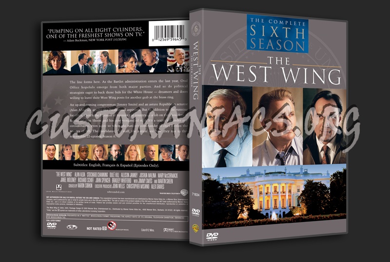 The West Wing Season 6 dvd cover