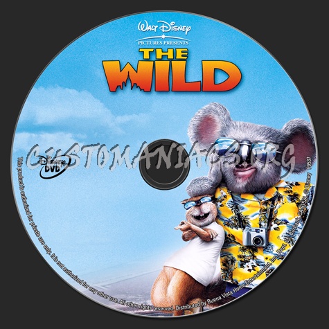 The Wild dvd label