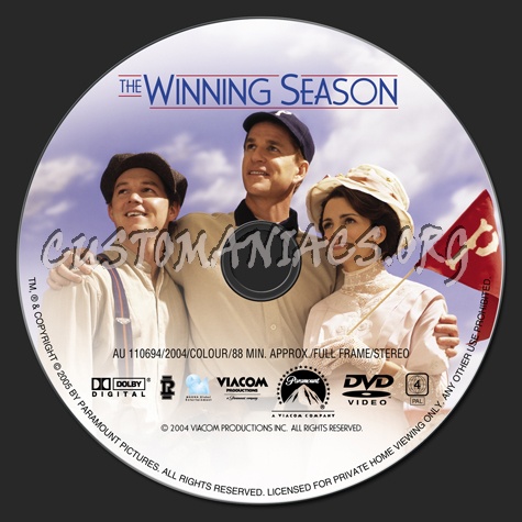The Winning Season dvd label