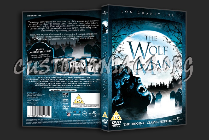 The Wolf Man (1941) dvd cover - DVD Covers & Labels by Customaniacs, id ...