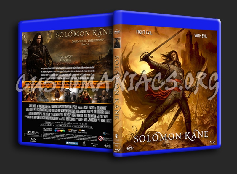 Solomon Kane blu-ray cover