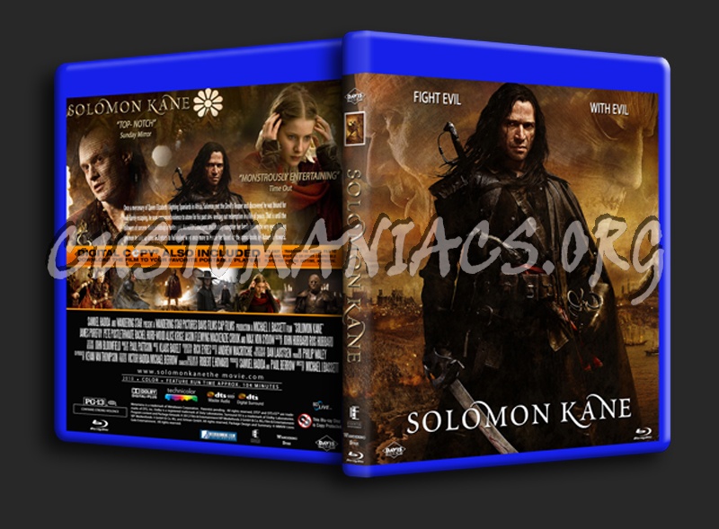 Solomon Kane blu-ray cover