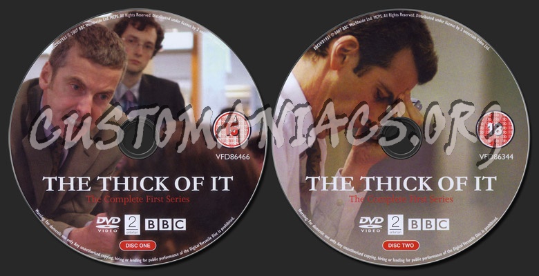 The Thick of It: Series 1 dvd label