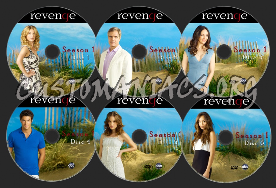 Revenge Season 1 dvd label