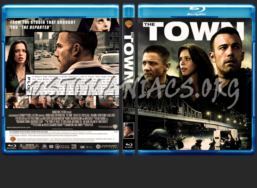 The Town blu-ray cover