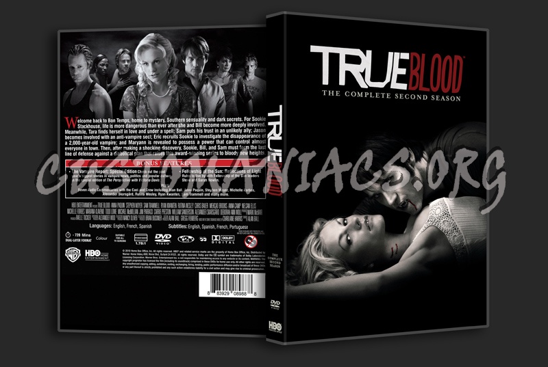 True Blood Season 2 dvd cover