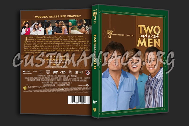 Two And A Half Men Season 7 Part 2 dvd cover