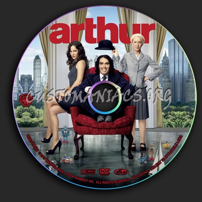 Arthur dvd label