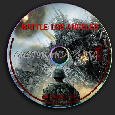 Battle - Los Angeles dvd label