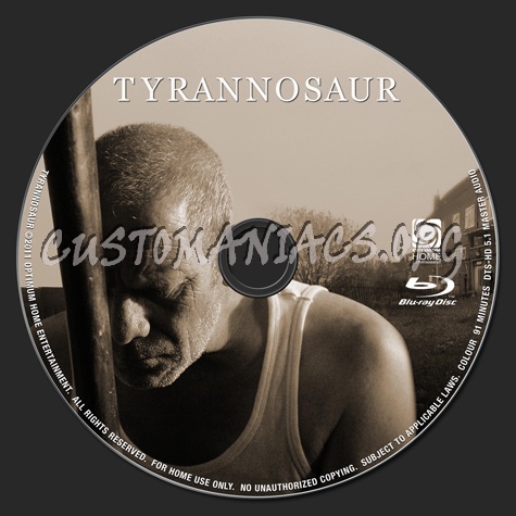 Tyrannosaur blu-ray label