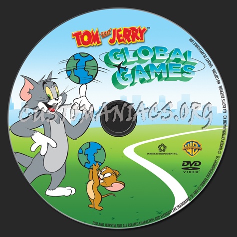 Tom and Jerry's Global Games dvd label