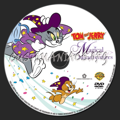 Tom and Jerry's Magical Misadventures dvd label