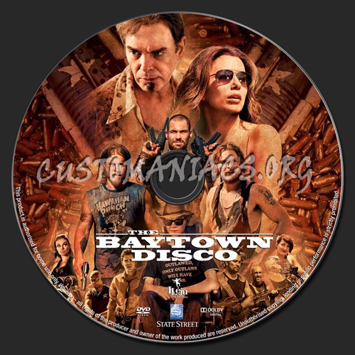 The Baytown Disco dvd label