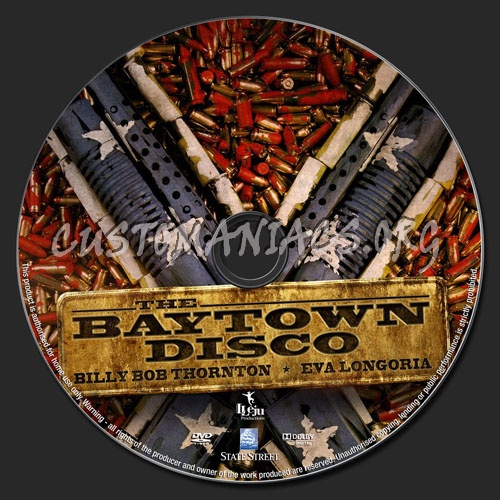 The Baytown Disco dvd label