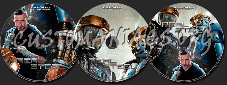 Real Steel dvd label