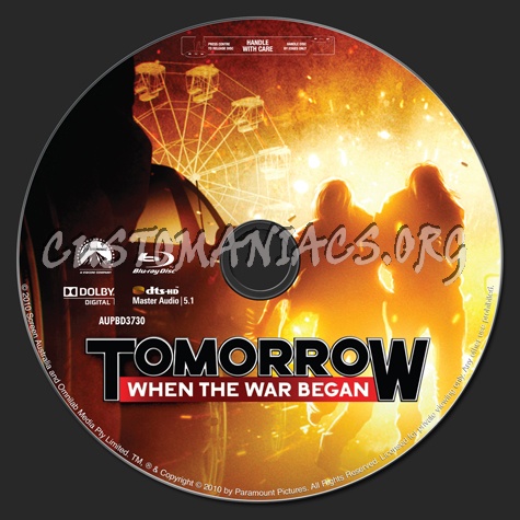 Tomorrow When the War Began blu-ray label