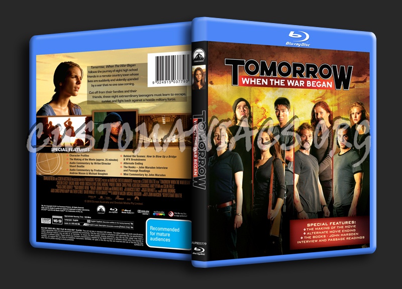 Tomorrow When the War Began blu-ray cover