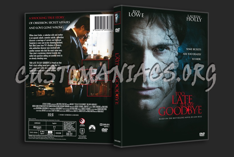 Too Late to Say Goodbye dvd cover