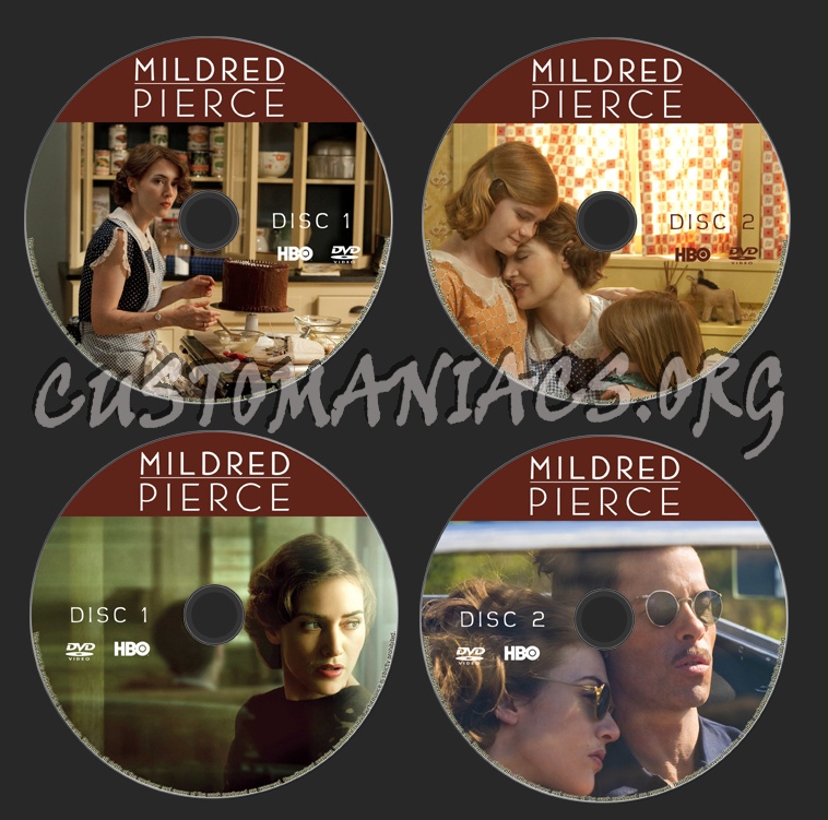 Mildred Pierce dvd label