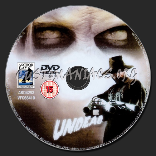 Undead dvd label