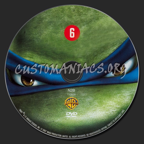 Tmnt dvd label