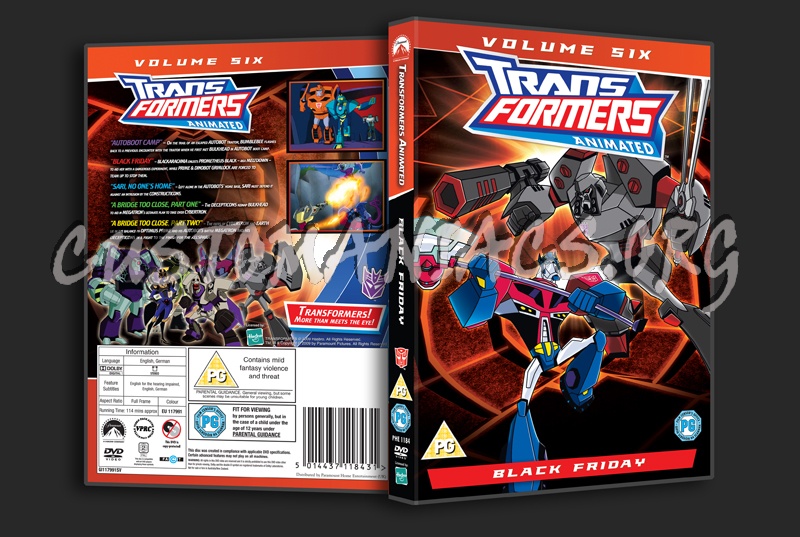 Transformers Animated Volume 6 dvd cover