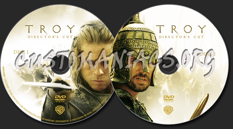 Troy dvd label