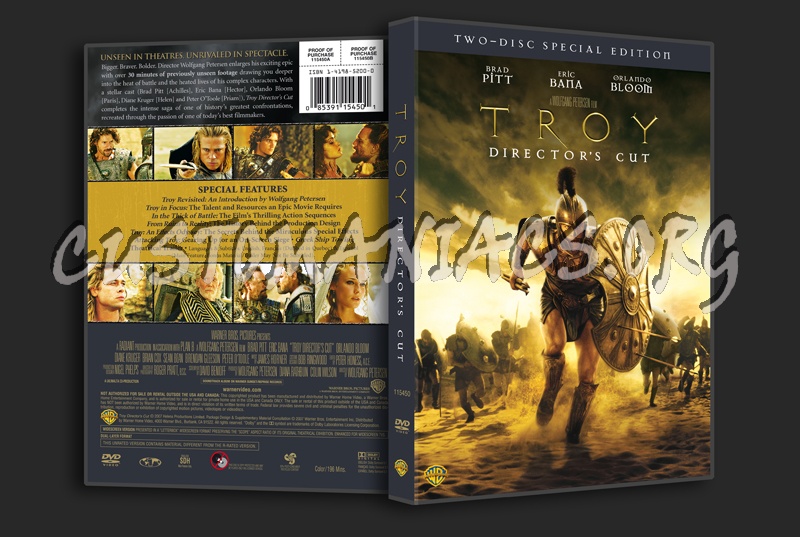 Troy dvd cover