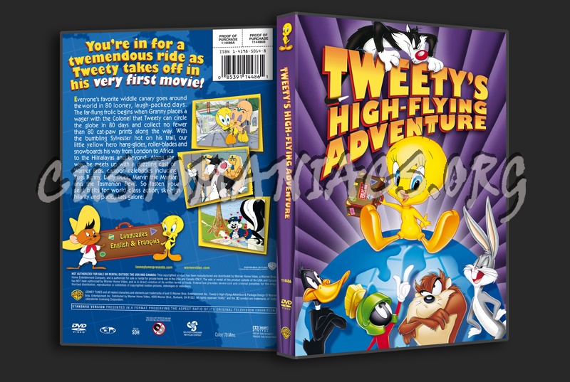 Tweety's High-Flying Adventure dvd cover