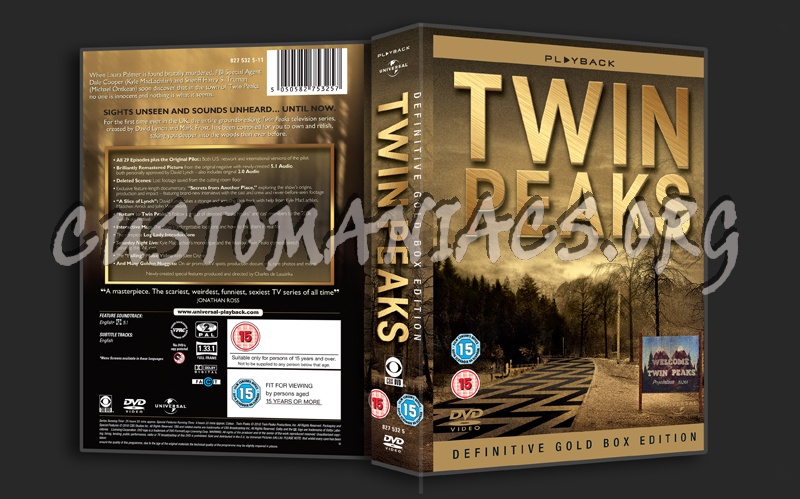 Twin Peaks Gold Edition dvd cover