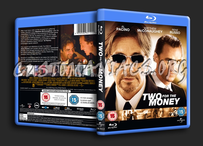 Two for the Money blu-ray cover