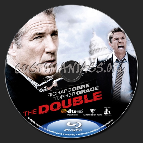 The Double blu-ray label