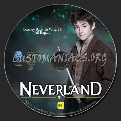 Neverland dvd label