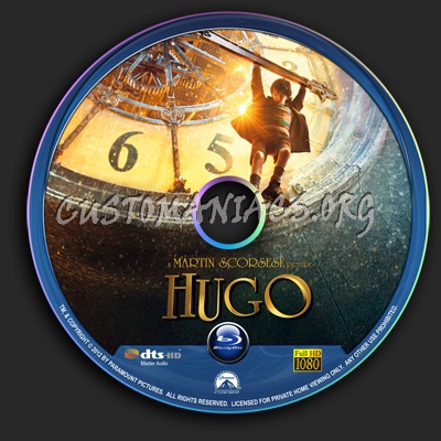 Hugo blu-ray label