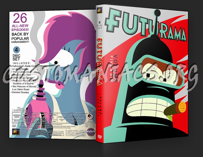 Futurama Volume 5 & 6 dvd cover