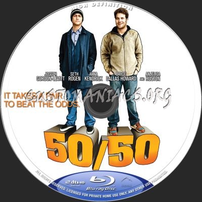 50-50 blu-ray label