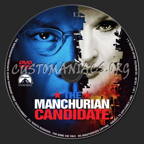 The Manchurian Candidate (2004) dvd label