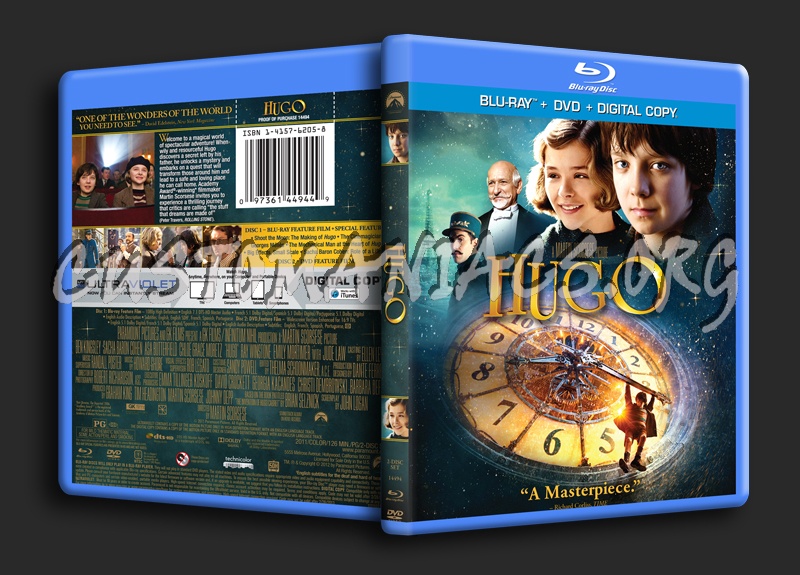 Hugo blu-ray cover